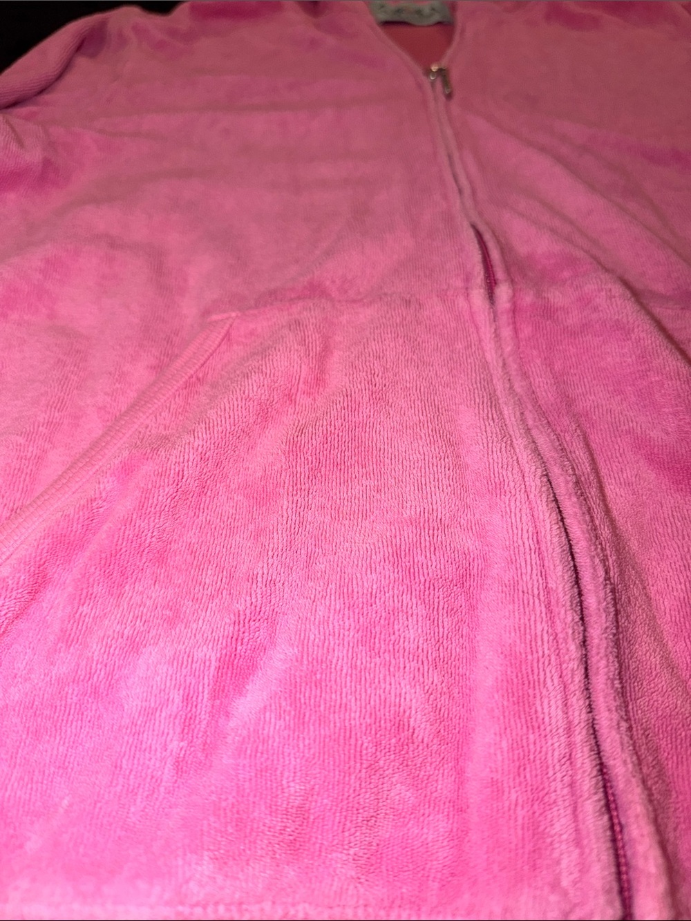 Juicy Couture Pink Hooded Zip-Up - Picture 3 of 6